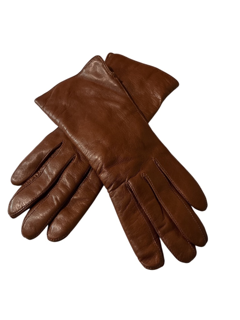 Vintage COACH Cashmere Lined  Leather Gloves